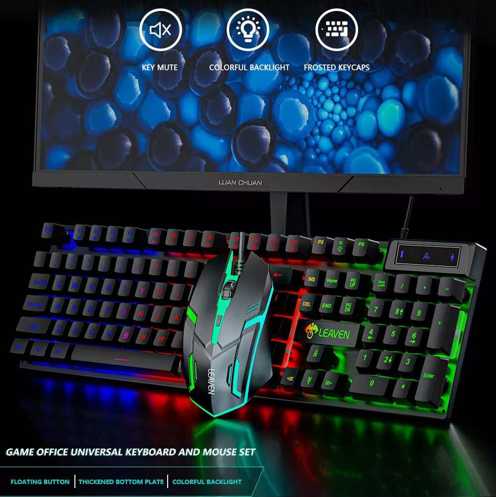 Gaming keyboard and mouse combo