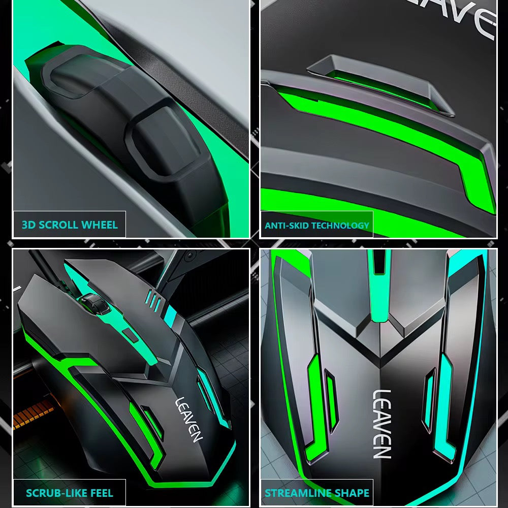 Gaming keyboard and mouse combo
