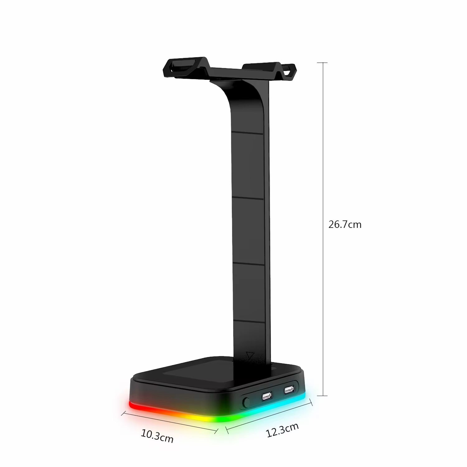 Headphone stand color changing rgb