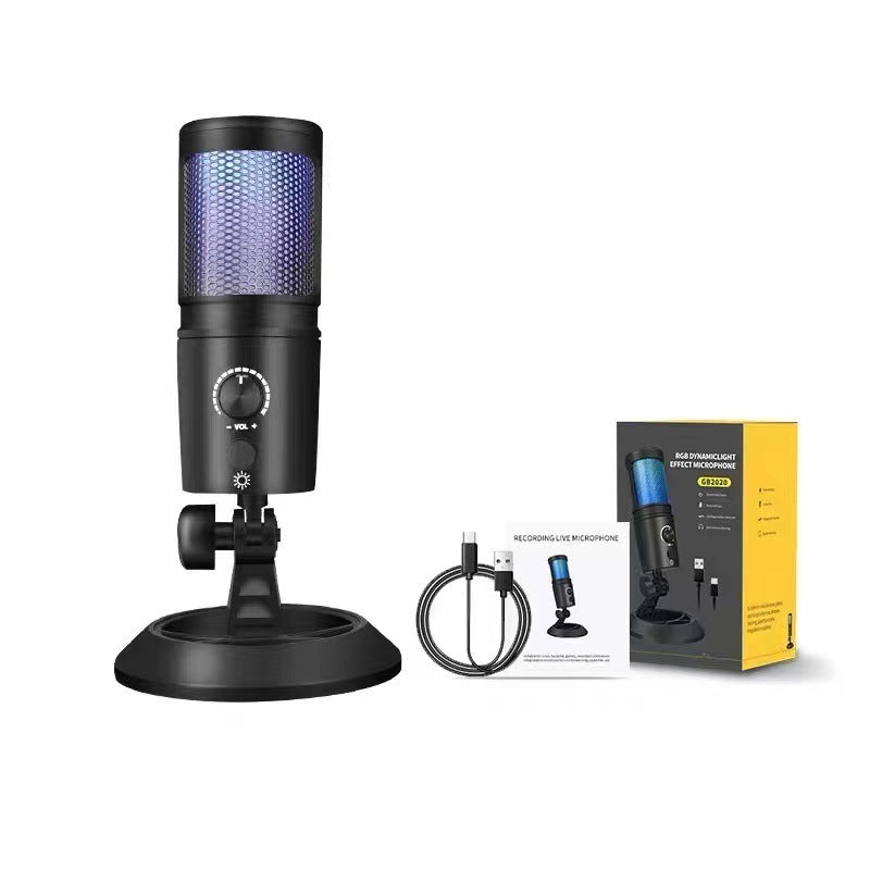 RGB dynamic light microphone