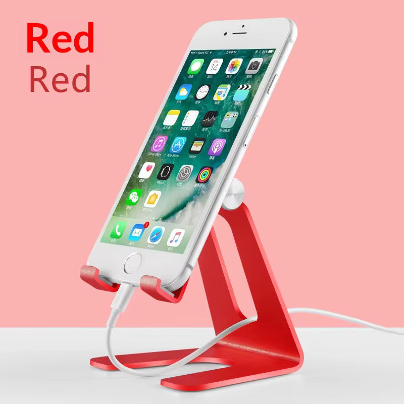 Mobile phone stand desktop lazy bedside tablet stand adjustable base suitable for iPad aluminum alloy support frame