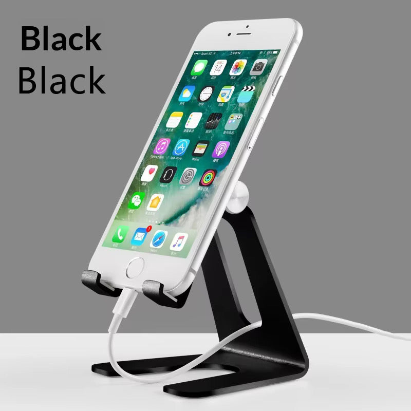 Mobile phone stand desktop lazy bedside tablet stand adjustable base suitable for iPad aluminum alloy support frame