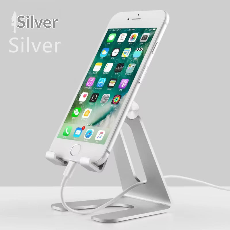 Mobile phone stand desktop lazy bedside tablet stand adjustable base suitable for iPad aluminum alloy support frame
