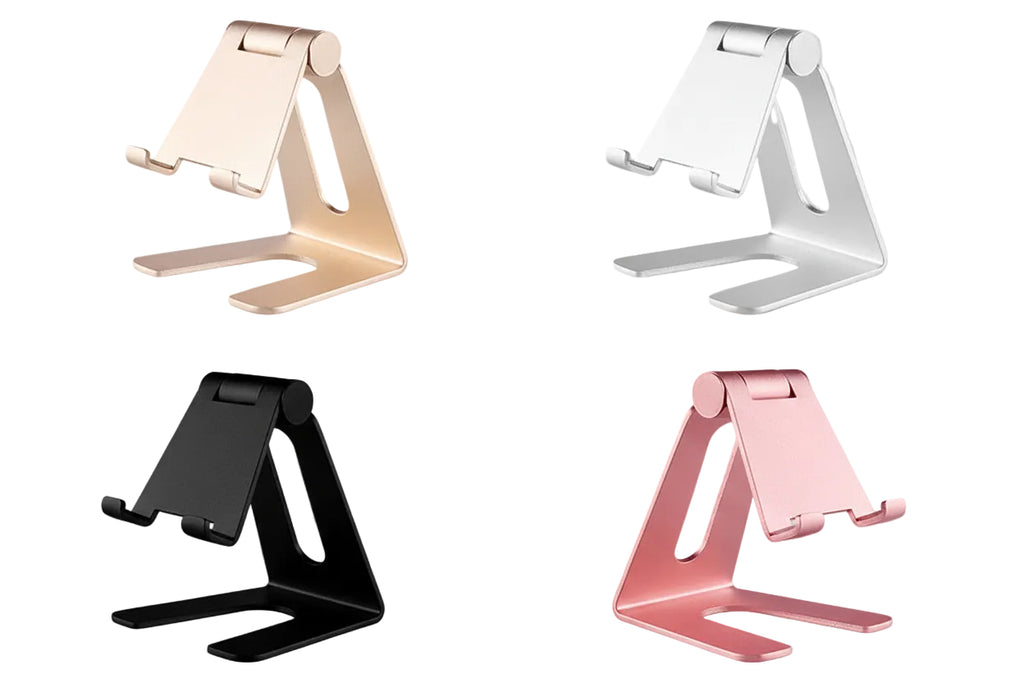 Mobile phone stand desktop lazy bedside tablet stand adjustable base suitable for iPad aluminum alloy support frame