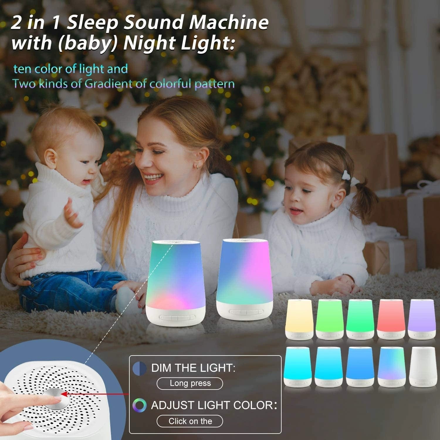 Sleep aid, white noise, sleep aid, light, speaker, , home sleep aid, smart sleep aid